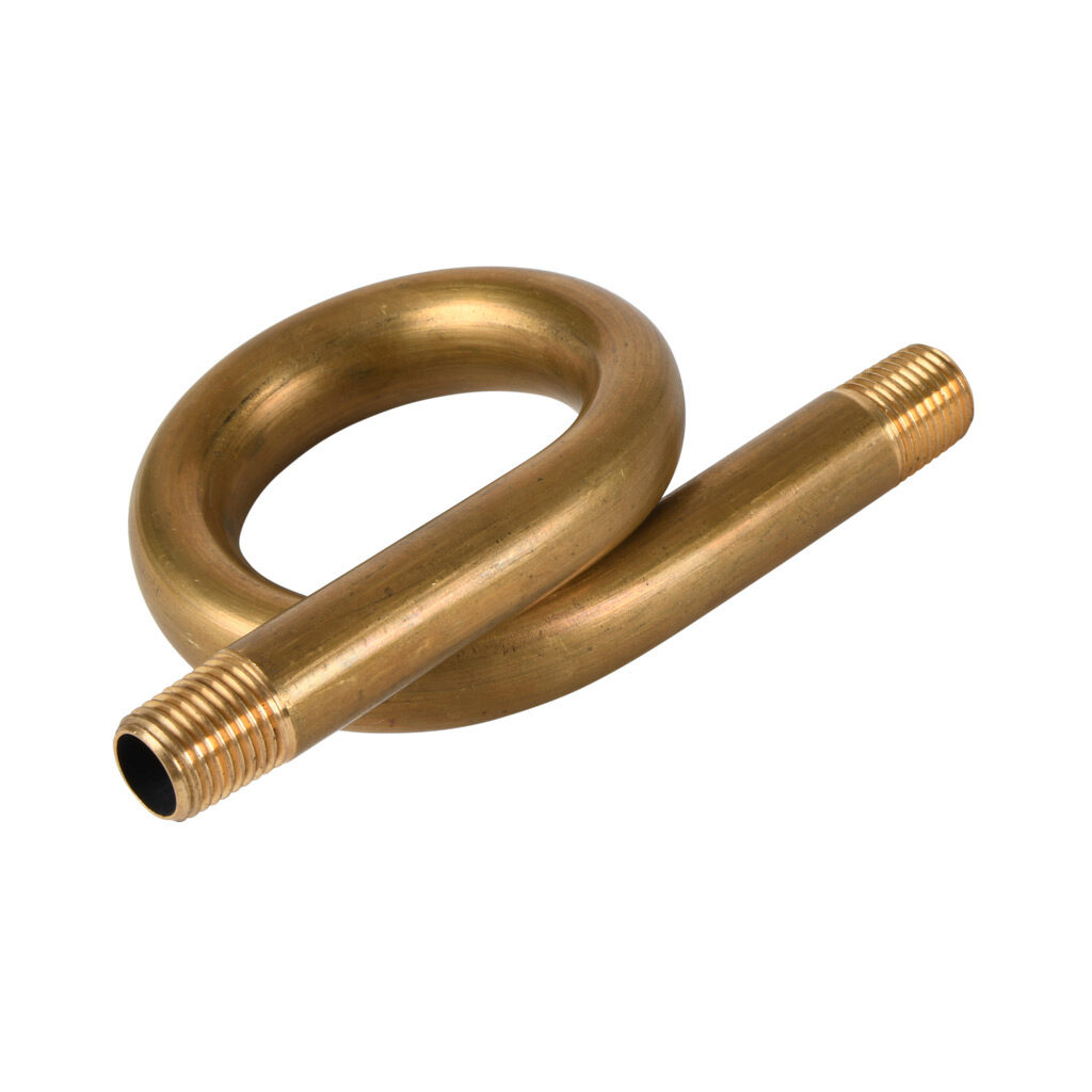 SSP545-ADC - Winters steam siphon, brass body, 1/4in male NPT x 1/4in male NPT.