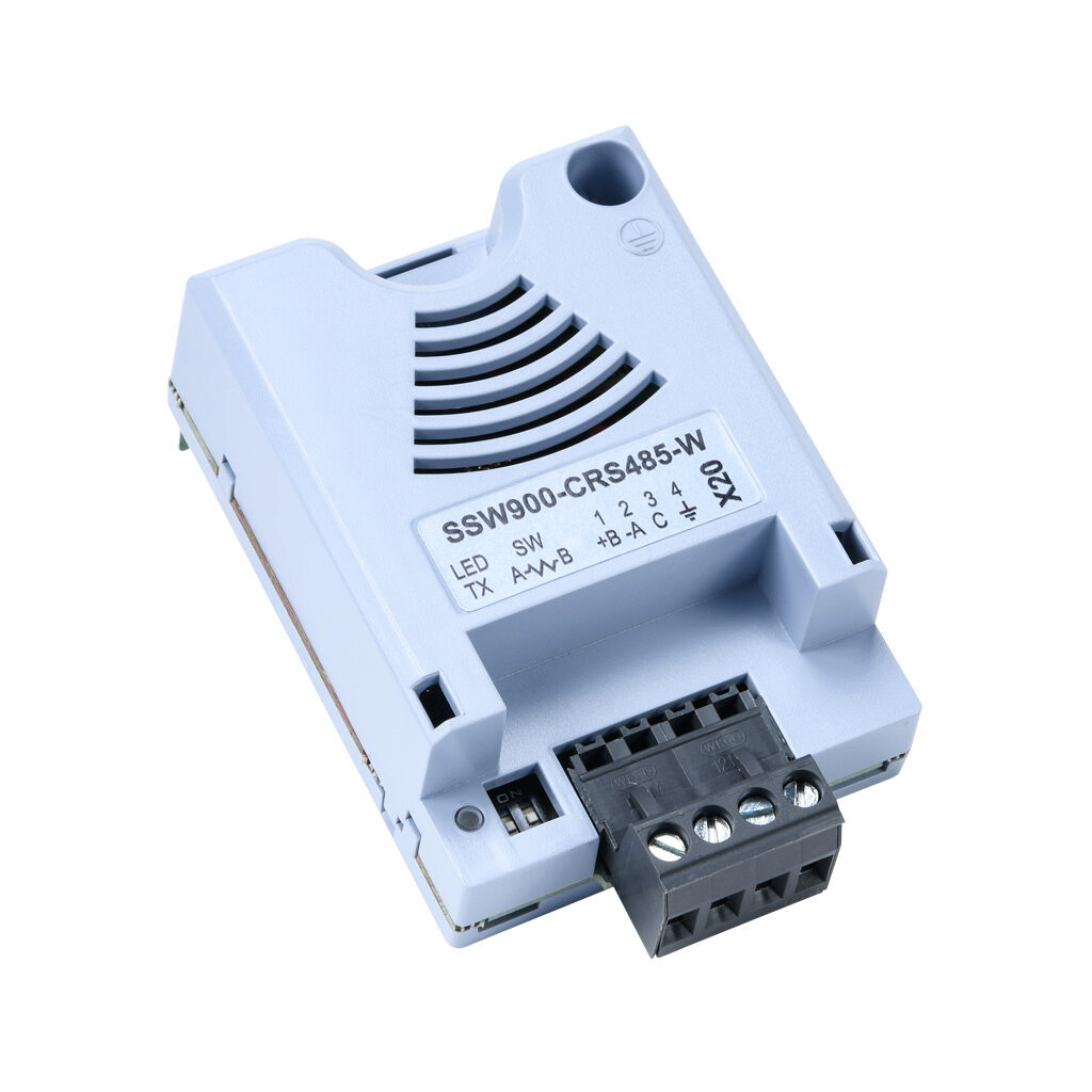 SSW900-CRS485-W - WEG Electric SSW900 series communication module, Modbus RTU, 1 port, (1) RS-485 (4-pin terminal) port(s). For use with WEG SSW900 series soft starters. Removable terminal block included.