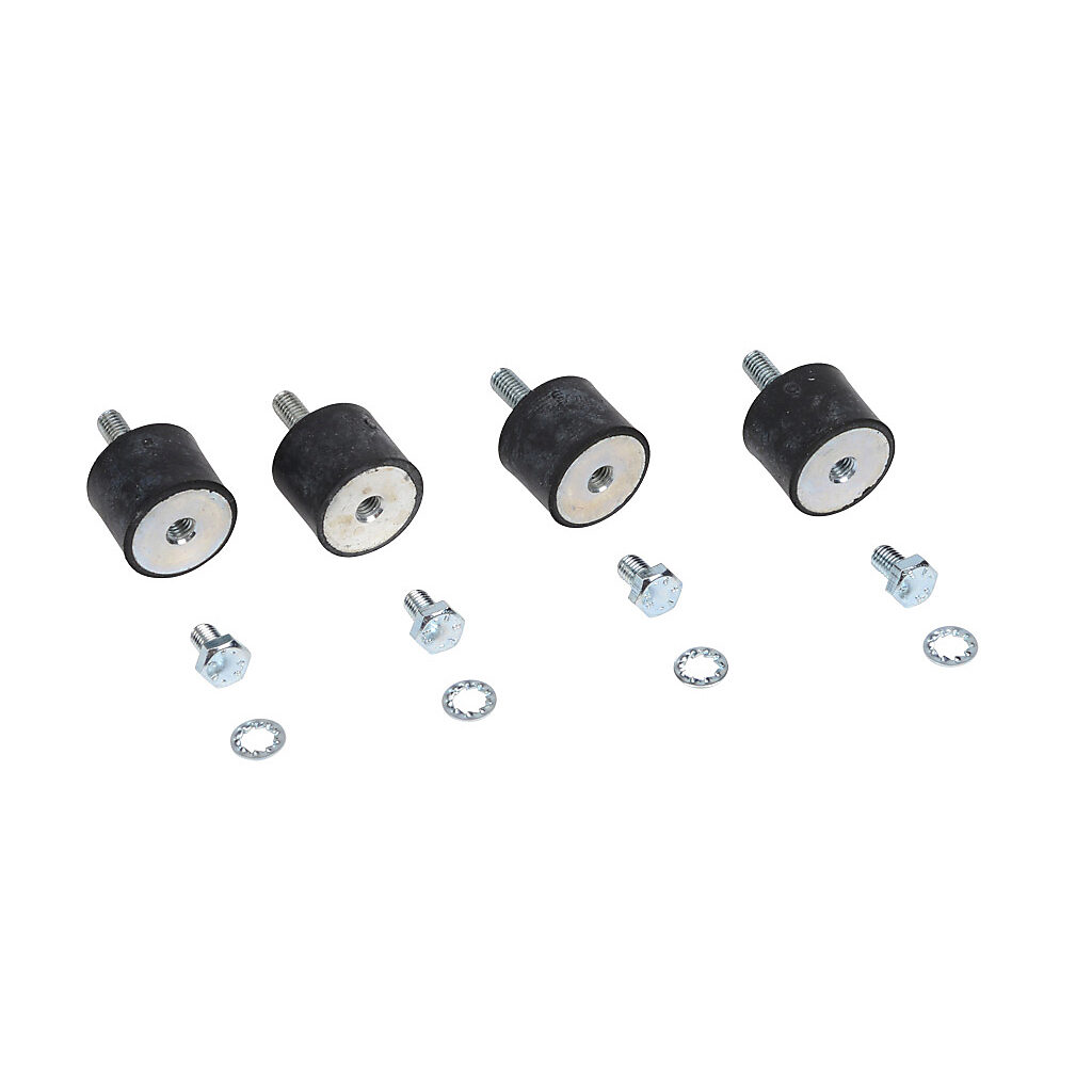 ST-K4AV - Datalogic anti-vibration mounting bracket, zinc plated steel, anti-vibration mount. Package of 4. For use with SG4 and SH4 series light curtains.