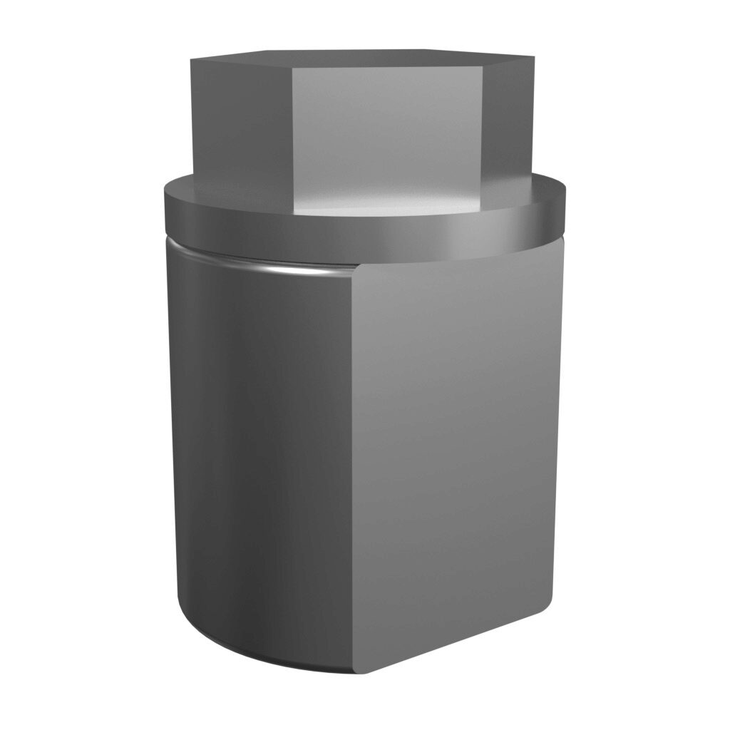 ST1MFSS316 - Hammond wall-mounting standoff, 1in length, 316L stainless steel. Package of 4.