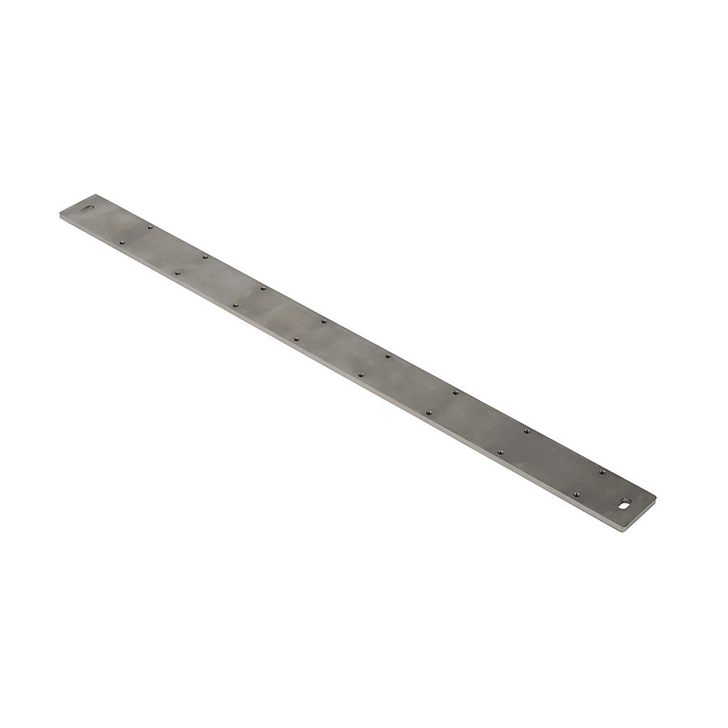ST2366100-PLATE-7 - Dold Safemaster series mounting plate, 316L stainless steel, 40mm x 531mm. For use with trapped key interlock systems.