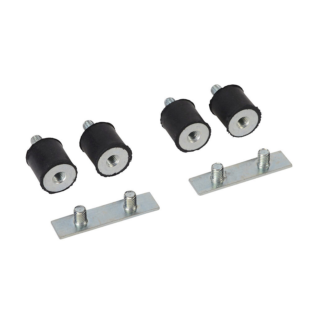 ST4VS - Micro Detectors mounting bracket, right-angle, zinc plated steel, anti-vibration mount. Package of 4. For use with 160mm height CX light grids.