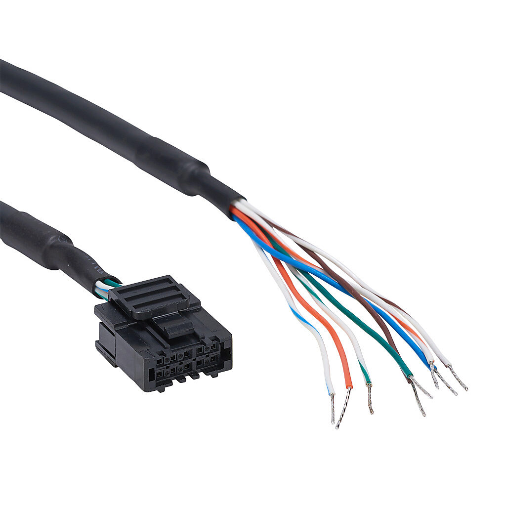 STP-CBL-EA10 - SureStep encoder cable, 10-pin connector to pigtail, 10ft cable length. For use with SureStep integrated stepper motor/drives with external encoder.