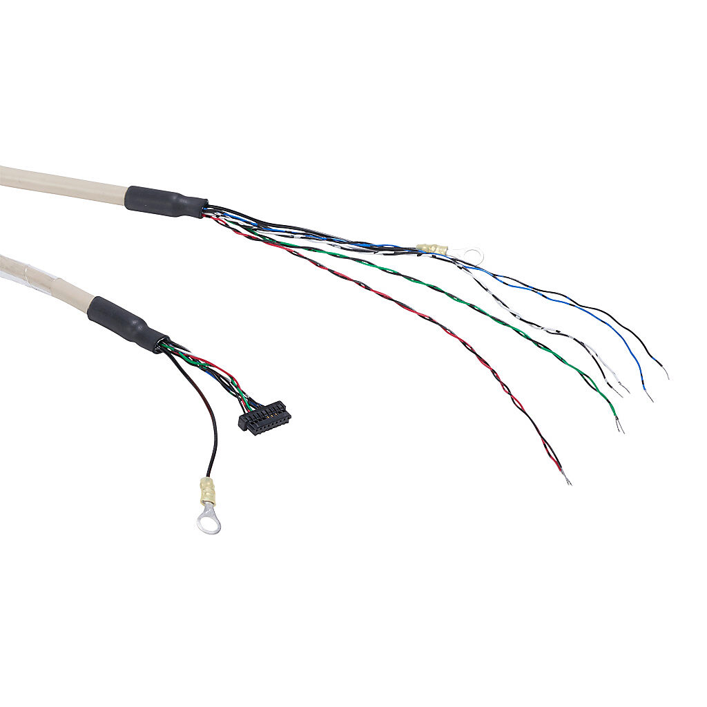 STP-CBL-EB6 - SureStep encoder cable, 17-pin connector to pigtail, 6ft cable length. For use with SureStep stepper encoder with 17-pin male connectors.