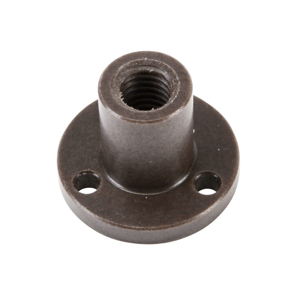 STP-LA-NRFD - SureStep lead screw flange nut, round, 1.25mm/rev, 8mm lead screw diameter. For use with SureStep STP-LE series screw code D linear actuators.