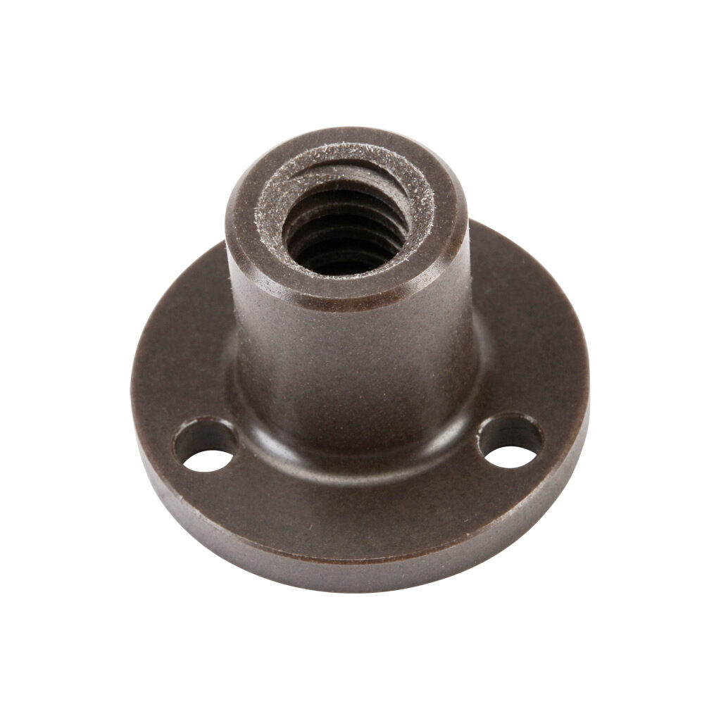 STP-LA-NRFH - SureStep lead screw flange nut, round, 6mm/rev, 12mm lead screw diameter. For use with SureStep STP-LE series screw code H linear actuators.