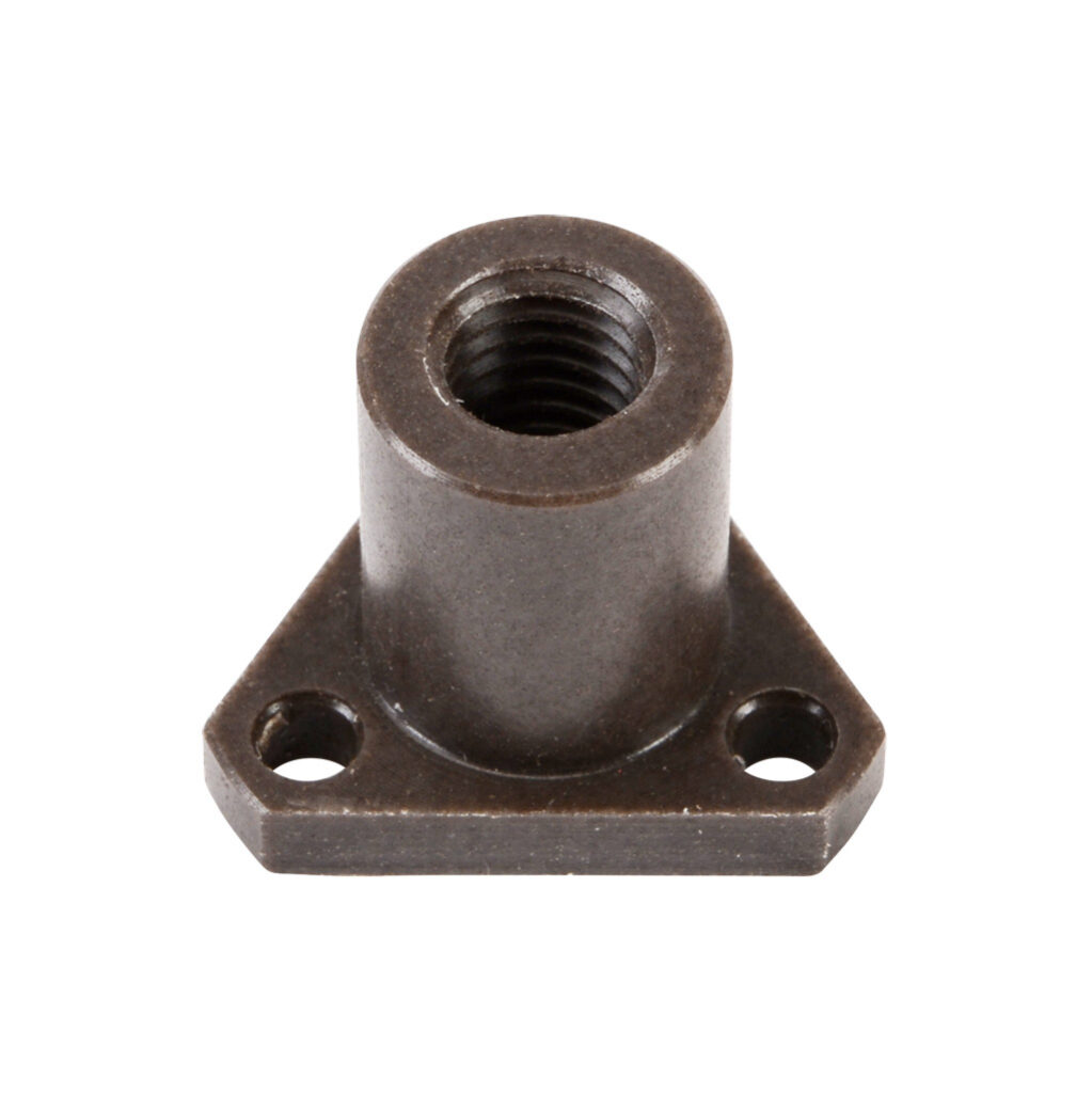 STP-LA-NTFD - SureStep lead screw flange nut, replacement, triangular, 1.25mm/rev, 8mm lead screw diameter. For use with SureStep STP-LE series screw code D linear actuators.