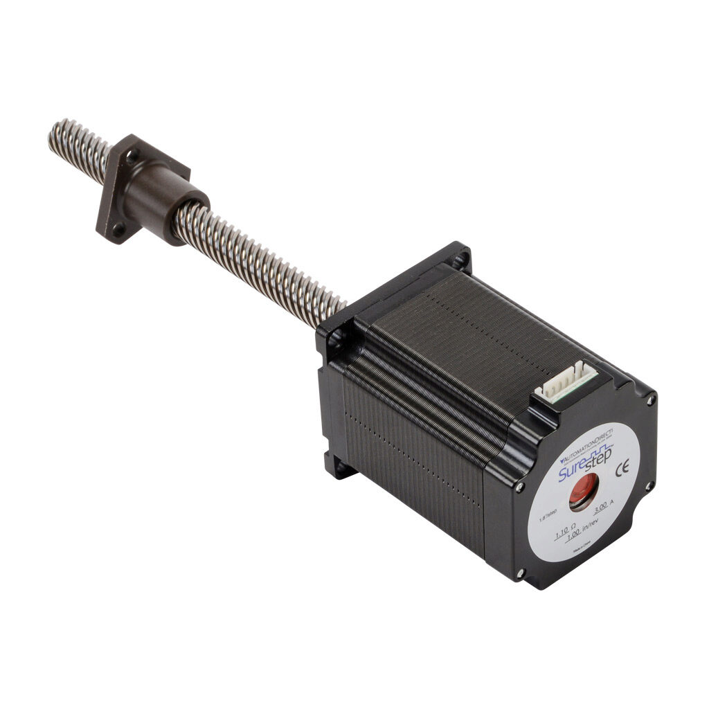 STP-LE23-3K06ANN - SureStep stepper motor linear actuator, external nut, NEMA 23 frame, IP40, triple stack, 3A, 6in lead screw length, 1in/rev, 0.5in lead screw diameter, screw code K, no end machining.