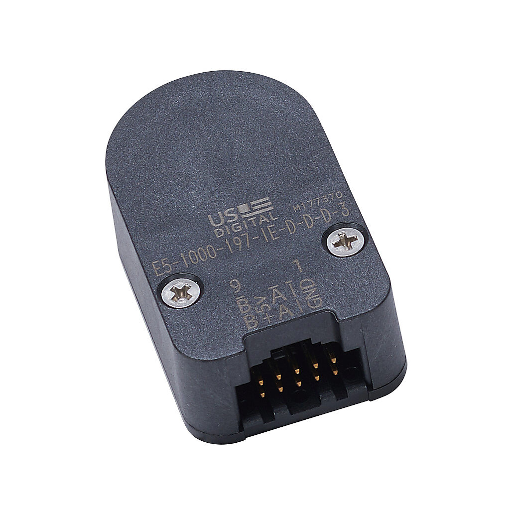 STP-MTRA-ENC1 - SureStep incremental (quadrature) rotary modular kit encoder, replacement, 5 VDC, radial exit, line driver (differential) output, 1000 ppr. For use with SureStep stepper motors with 5mm rear shaft.