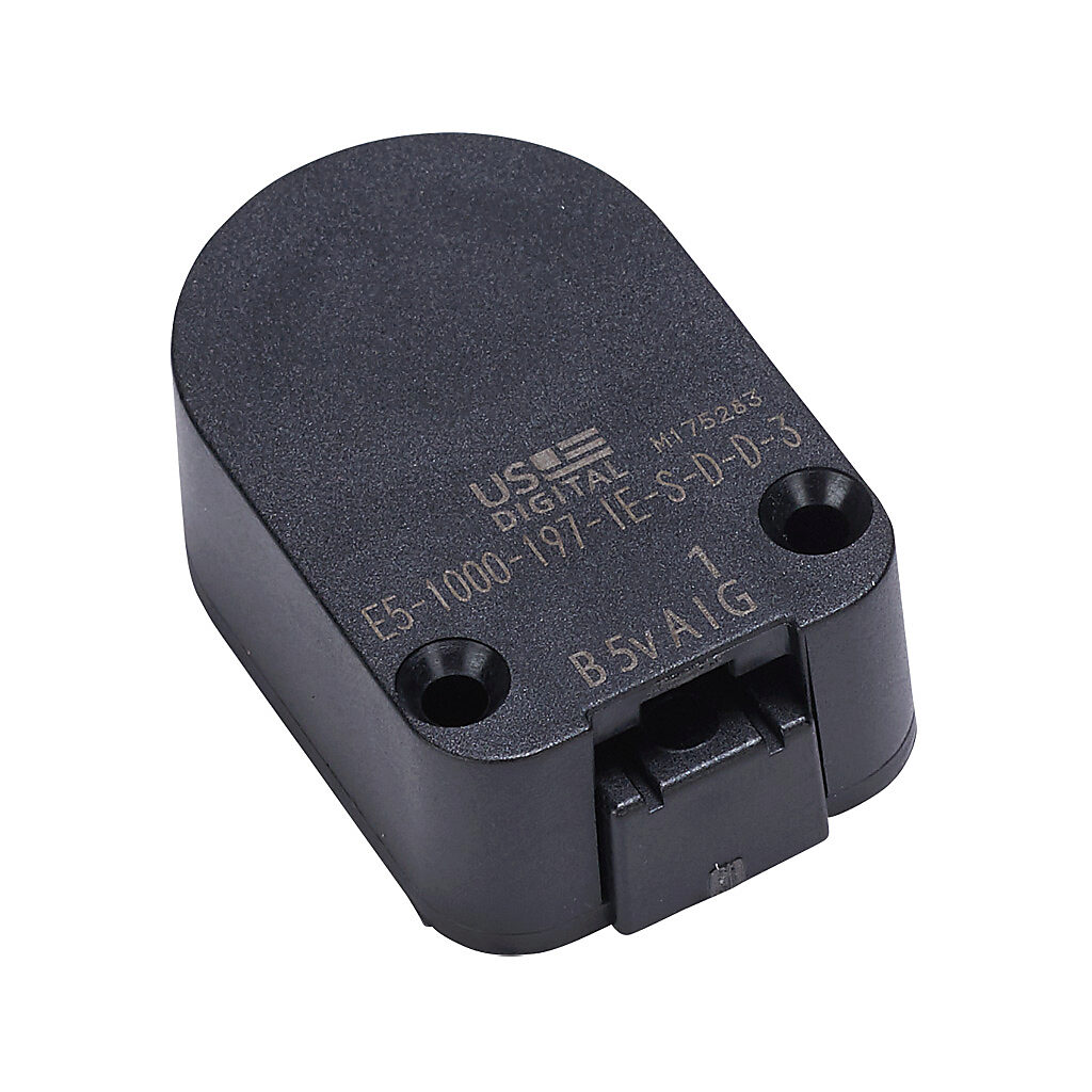 STP-MTRA-ENC2 - SureStep incremental (quadrature) rotary modular kit encoder, 5 VDC, radial exit, push-pull (totem) output, 1000 ppr. For use with SureStep stepper motors with 5mm rear shaft.