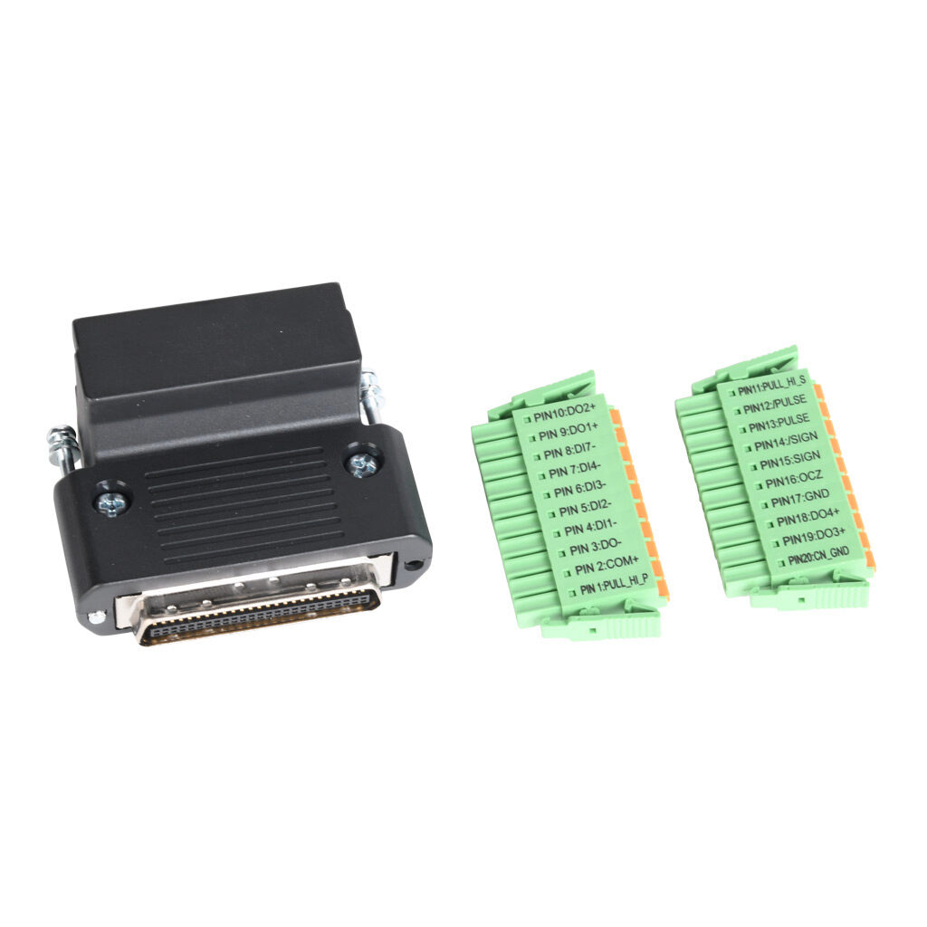 SV2-CN1-LTB20 - SureServo2 feedthrough module, 20-pole, direct mount. For use with all SureServo2 drives.