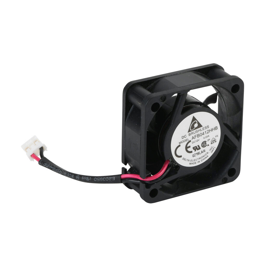 SV2-FAN-1 - SureServo2 main cooling fan, replacement, 40 x 40 x 15mm, 12 VDC. For use with SureServo2 SV2A-2075 and SV2A-2150 drives. Electrical connector included.