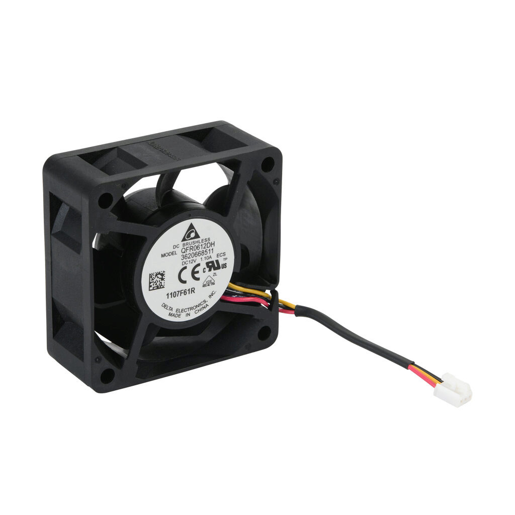 SV2-FAN-4 - SureServo2 main cooling fan, replacement, 60 x 60 x 25mm, 12 VDC. For use with SureServo2 SV2A-2550, SV2A-4300 and SV2A-4550 drives. Electrical connector included.
