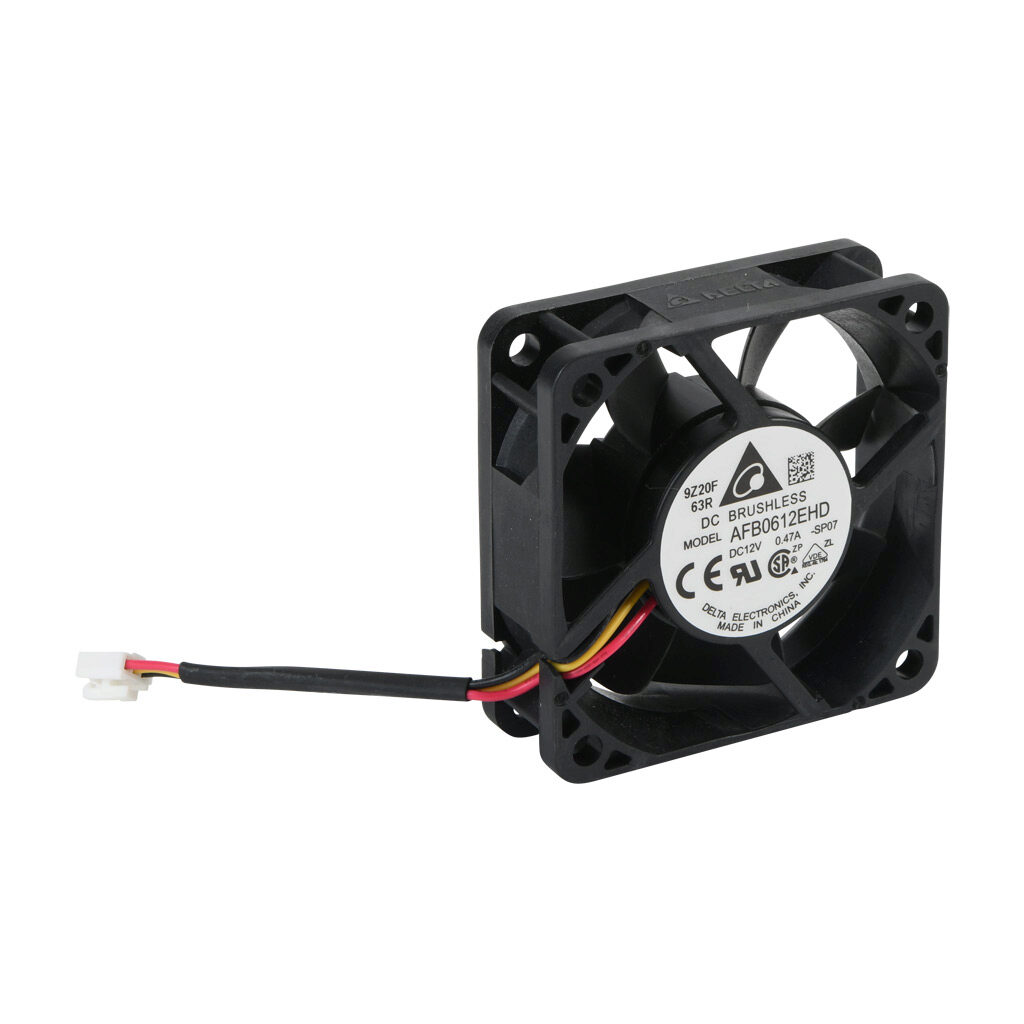 SV2-FAN-5 - SureServo2 main cooling fan, replacement, 60 x 60 x 20mm, 12 VDC. For use with SureServo2 SV2A-2550, SV2A-4200 and SV2A-4550 drives. Electrical connector included.
