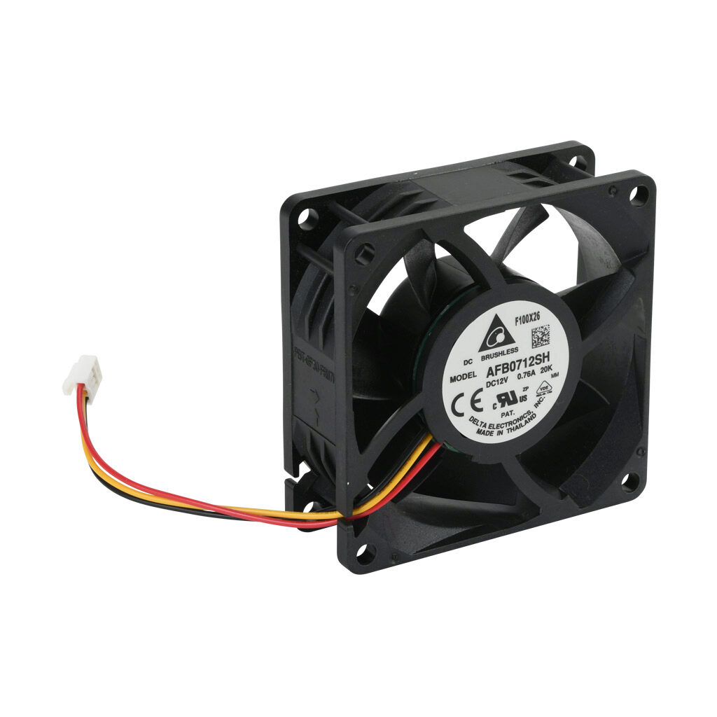 SV2-FAN-6 - SureServo2 main cooling fan, replacement, 70 x 70 x 25mm, 12 VDC. For use with SureServo2 SV2A-2750 and SV2A-4750 drives. Electrical connector included.