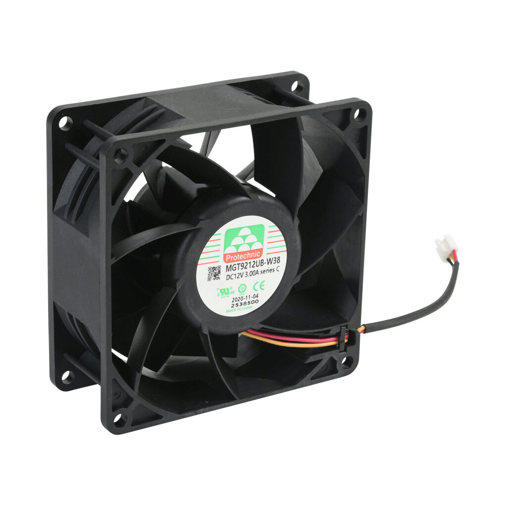 SV2-FAN-8 - SureServo2 main cooling fan, replacement, 92 x 92 x 38mm, 12 VDC. For use with SureServo2 SV2A-4F00 drive. Electrical connector included.