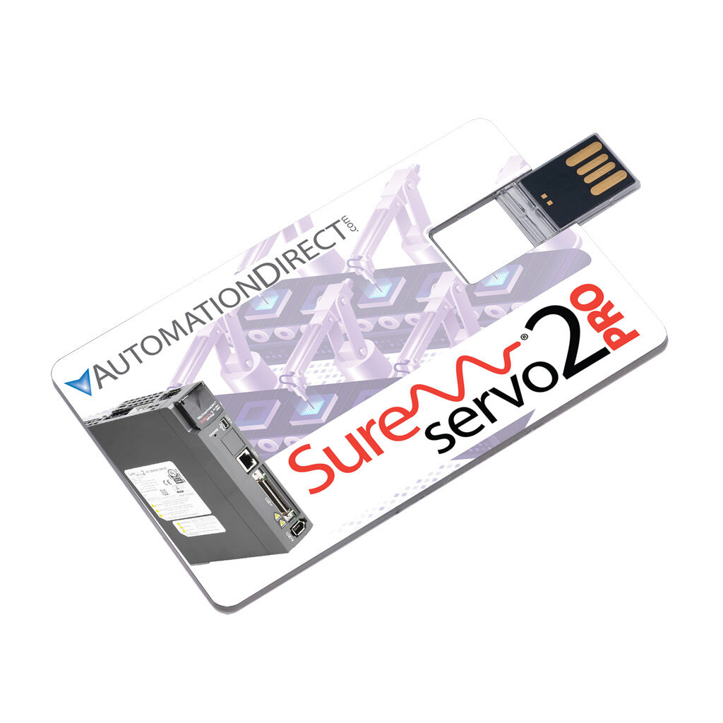 SV2-PRO - SureServo2 Pro Windows configuration software, USB or free download. For use with all SureServo2 drives. Requires PC USB port.