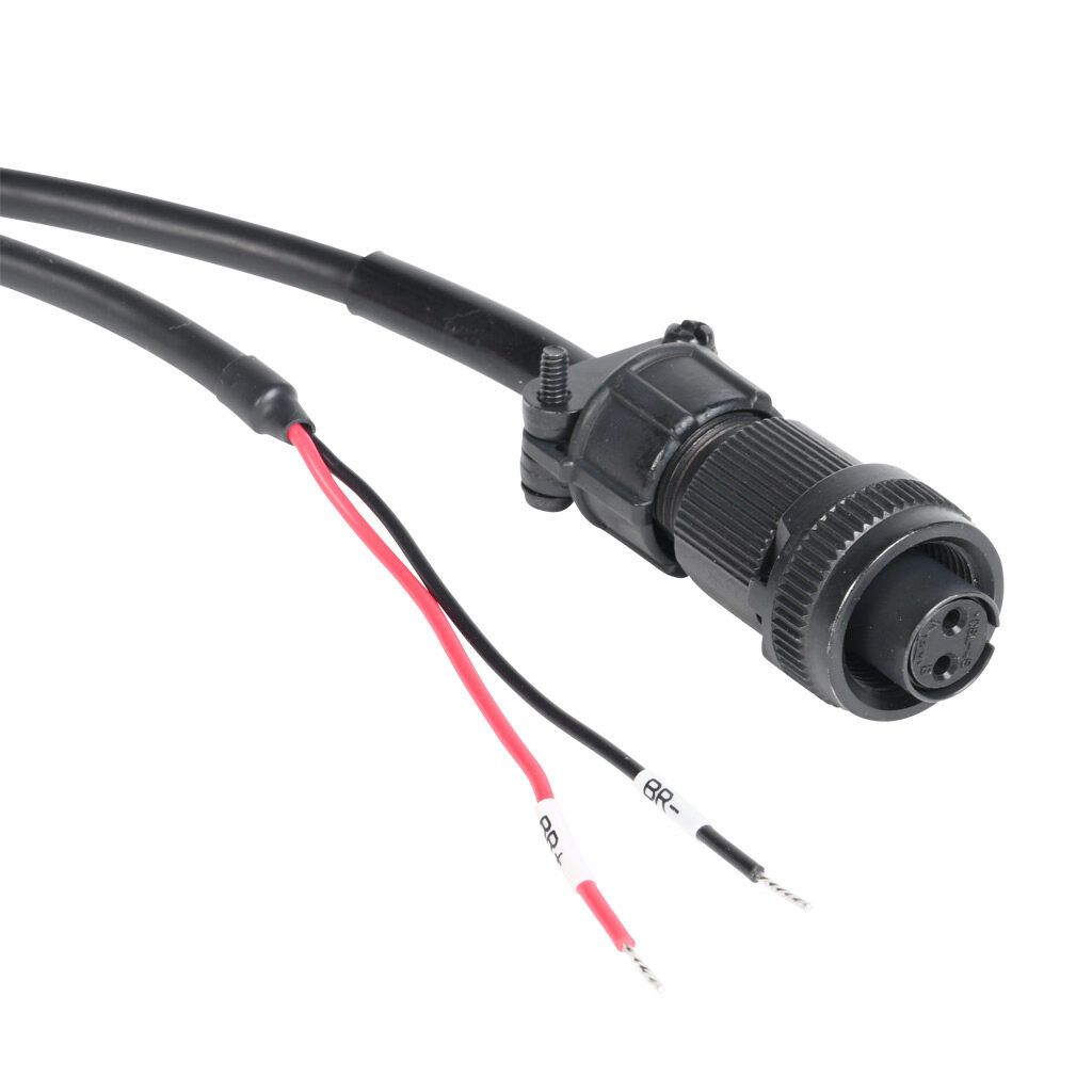 SV2C-B120-10NB - SureServo2 brake cable, mating connectors, 32.8ft/10m cable length. For use with 230 VAC 5.5 kW-15 kW and 460 VAC 11 kW and 15 kW SureServo2 motors with brake.