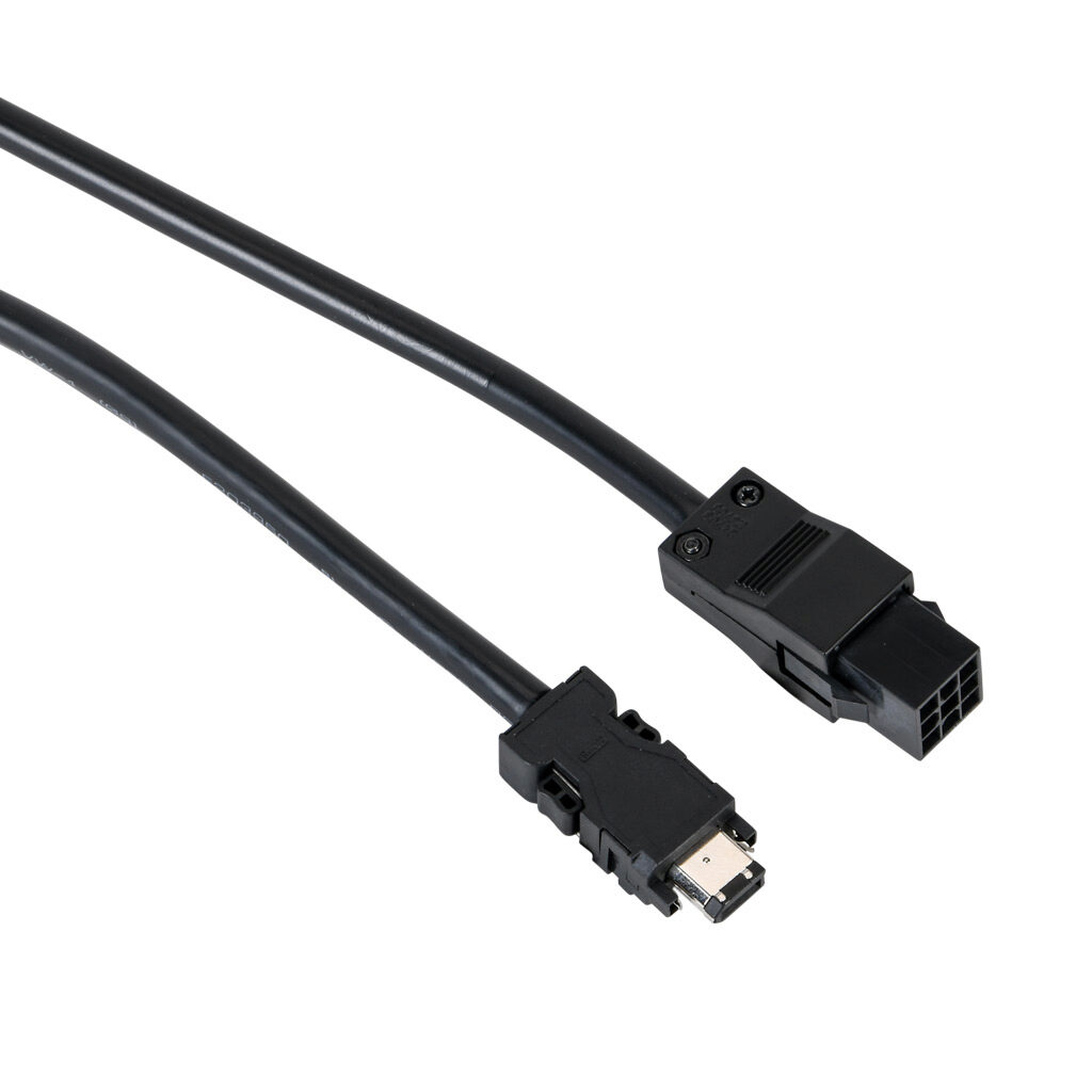 SV2C-E122-05NN - SureServo2 encoder feedback cable, mating connectors, 16.4ft/5m cable length. For use with 100W-750W SureServo2 motors.