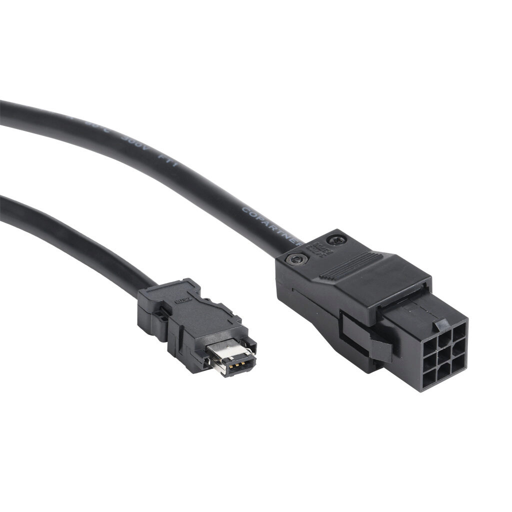 SV2C-E122-10FN - SureServo2 encoder feedback flex cable, mating connectors, 32.8ft/10m cable length. For use with 100W-750W SureServo2 motors.
