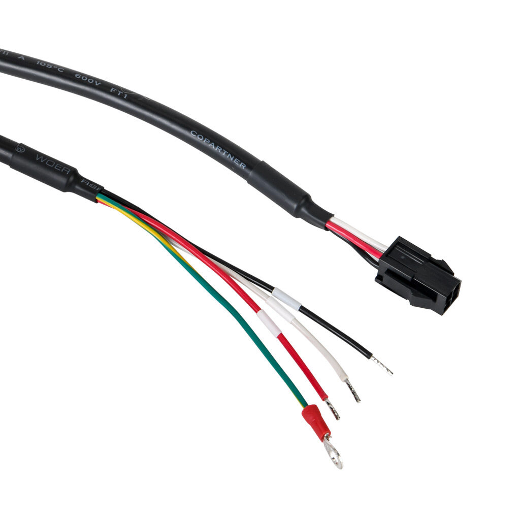SV2C-PA18-05NN - SureServo2 power cable, mating connectors, 16.4ft/5m cable length. For use with 100W-750W SureServo2 motors without brake.