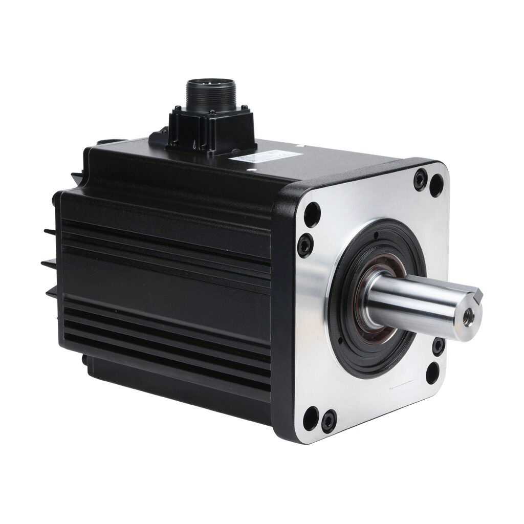 SV2H-445B - SureServo2 high inertia AC brushless servo motor, 4.5 kW, 3-phase input, 24-bit (16777216 ppr) encoder, integrated brake. For use with SureServo2 SV2A-4550 5.5 kW drive.