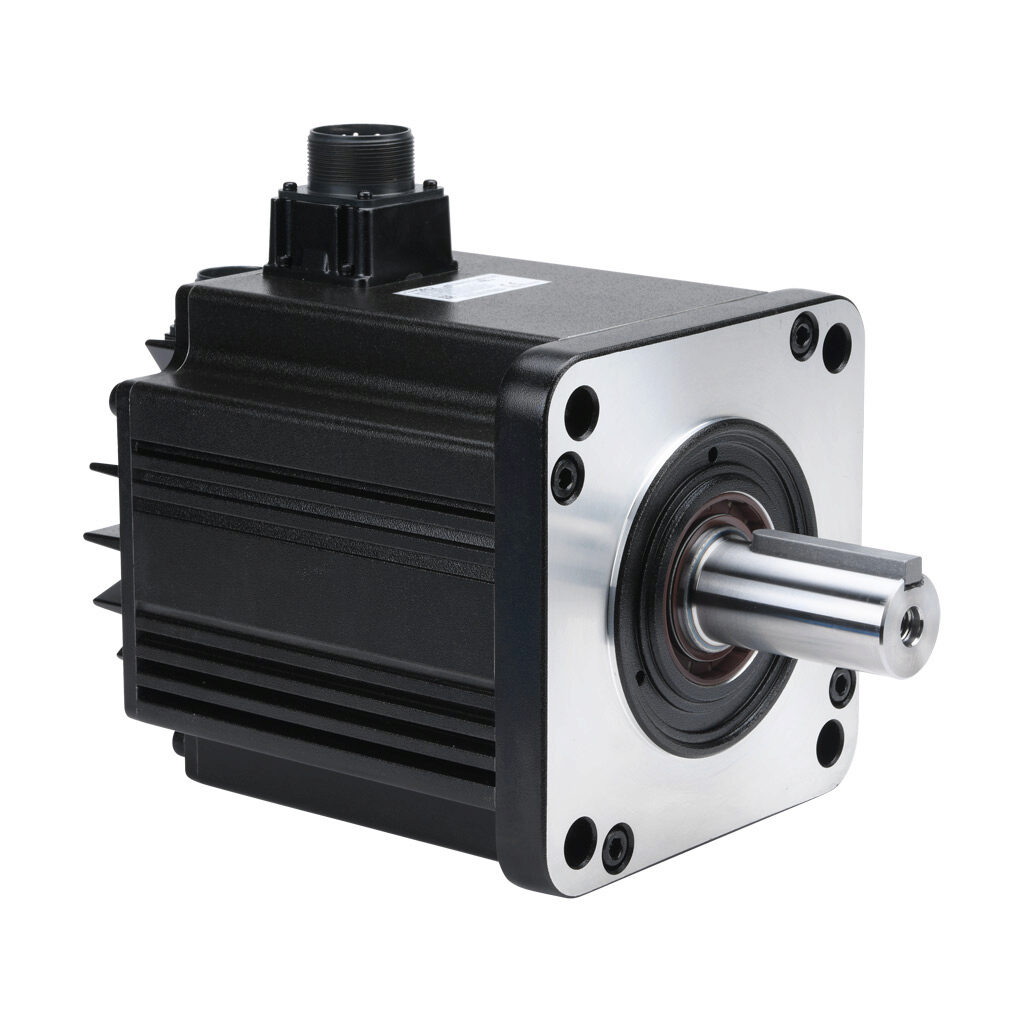 SV2H-445N - SureServo2 high inertia AC brushless servo motor, 4.5 kW, 3-phase input, 24-bit (16777216 ppr) encoder. For use with SureServo2 SV2A-4550 5.5 kW drive.