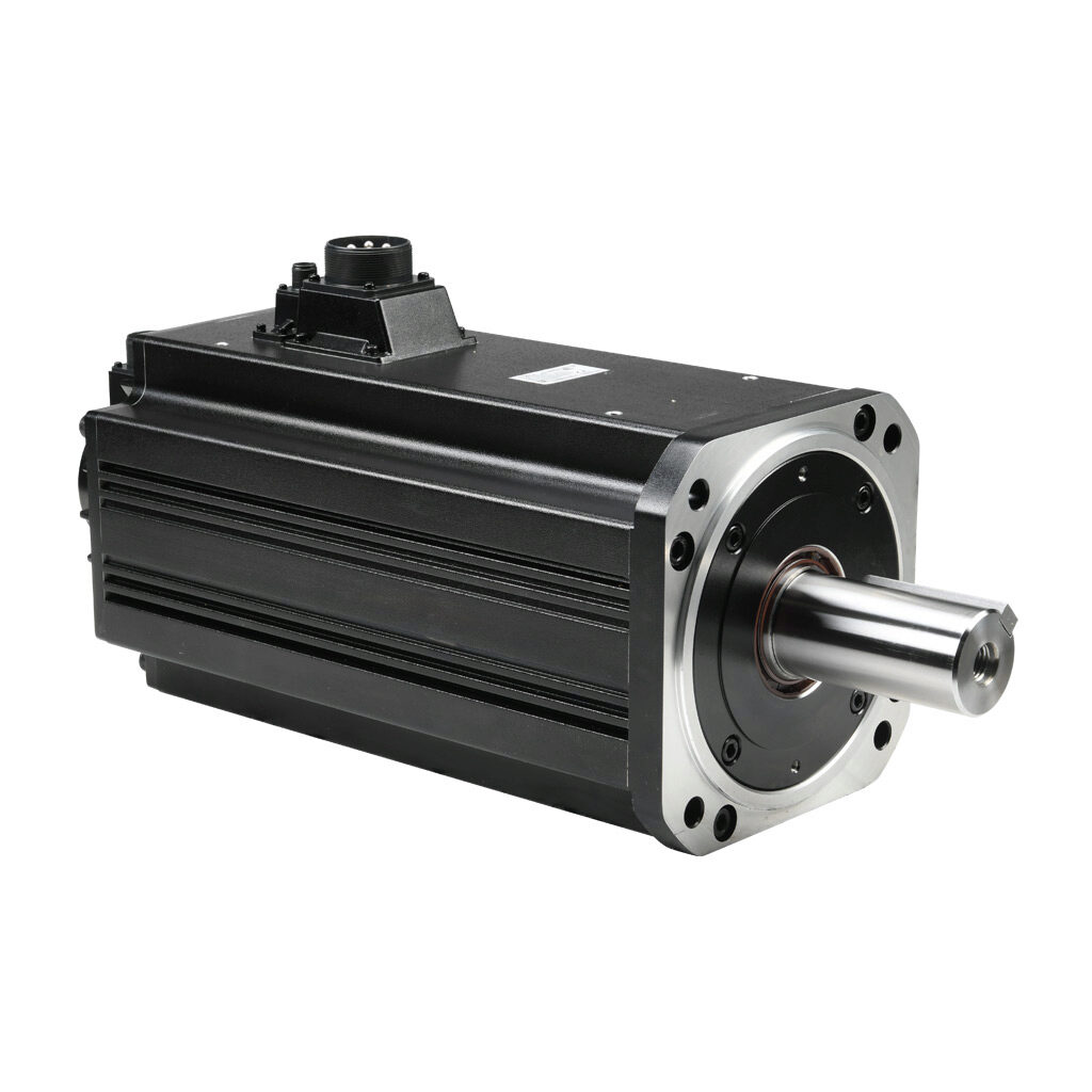 SV2H-4F0B - SureServo2 high inertia AC brushless servo motor, 15 kW, 3-phase input, 24-bit (16777216 ppr) encoder, integrated brake. For use with SureServo2 SV2A-4F00 15 kW drive.
