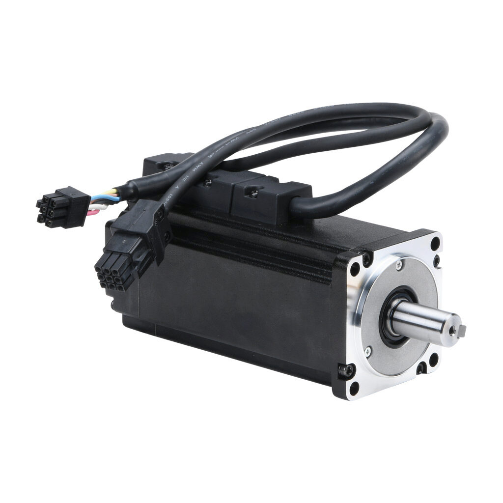SV2L-404B - SureServo2 low inertia AC brushless servo motor, 400W, 3-phase input, 24-bit (16777216 ppr) encoder, integrated brake. For use with SureServo2 SV2A-4040 400W drive.