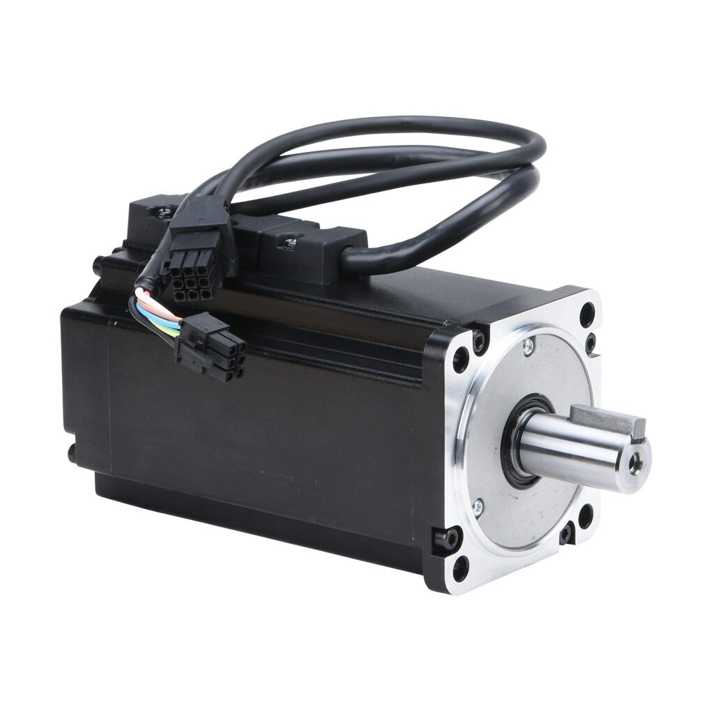 SV2L-407B - SureServo2 low inertia AC brushless servo motor, 750W, 3-phase input, 24-bit (16777216 ppr) encoder, integrated brake. For use with SureServo2 SV2A-4075 750W drive.