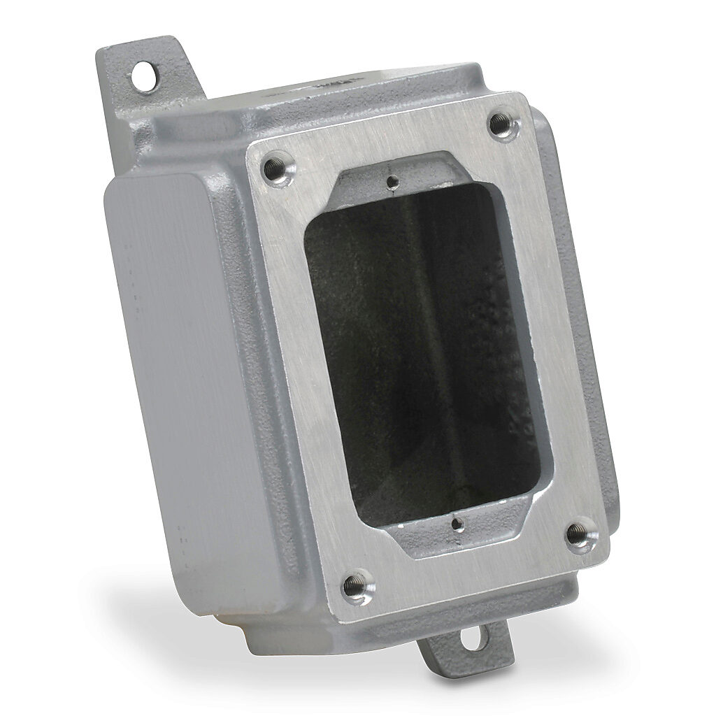 SWB-42 - Killark device/splice box, deep dead end, (1) gang, (1) 3/4in female NPT conduit entries, aluminum. Use with XCS series cover assemblies for hazardous locations.