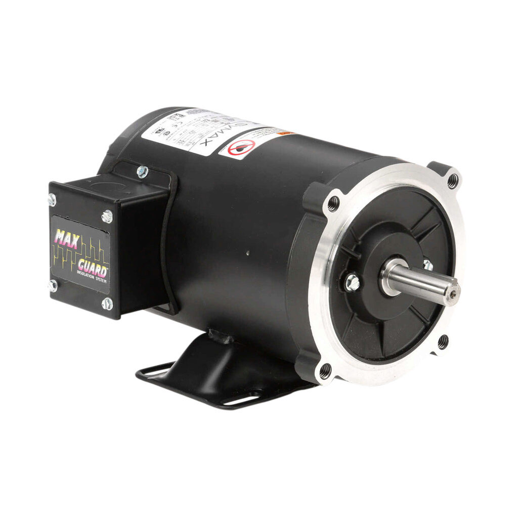 SY005 - Marathon Symax premium efficiency AC permanent magnet motor, high-performance inverter duty, 2hp, 3-phase, 230/460 VAC, 1800rpm, TENV, NEMA S56C frame, rolled steel, C-face/rigid base mount. Requires drive.