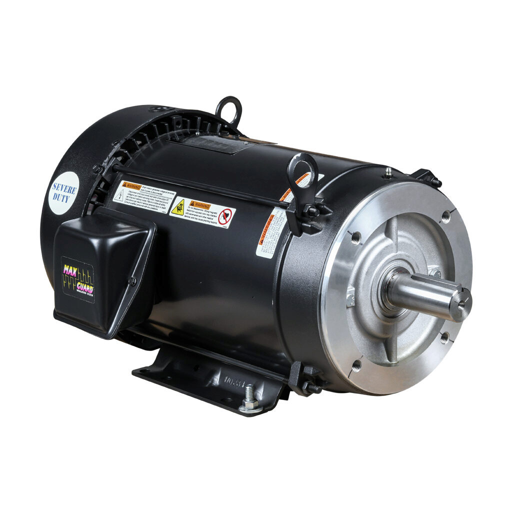 SY069 - Marathon Symax super premium efficiency AC permanent magnet motor, high-performance inverter duty, 10hp, 3-phase, 230/460 VAC, 1800rpm, TEFC, NEMA 215TC frame, rolled steel, C-face/rigid base mount. Requires drive.