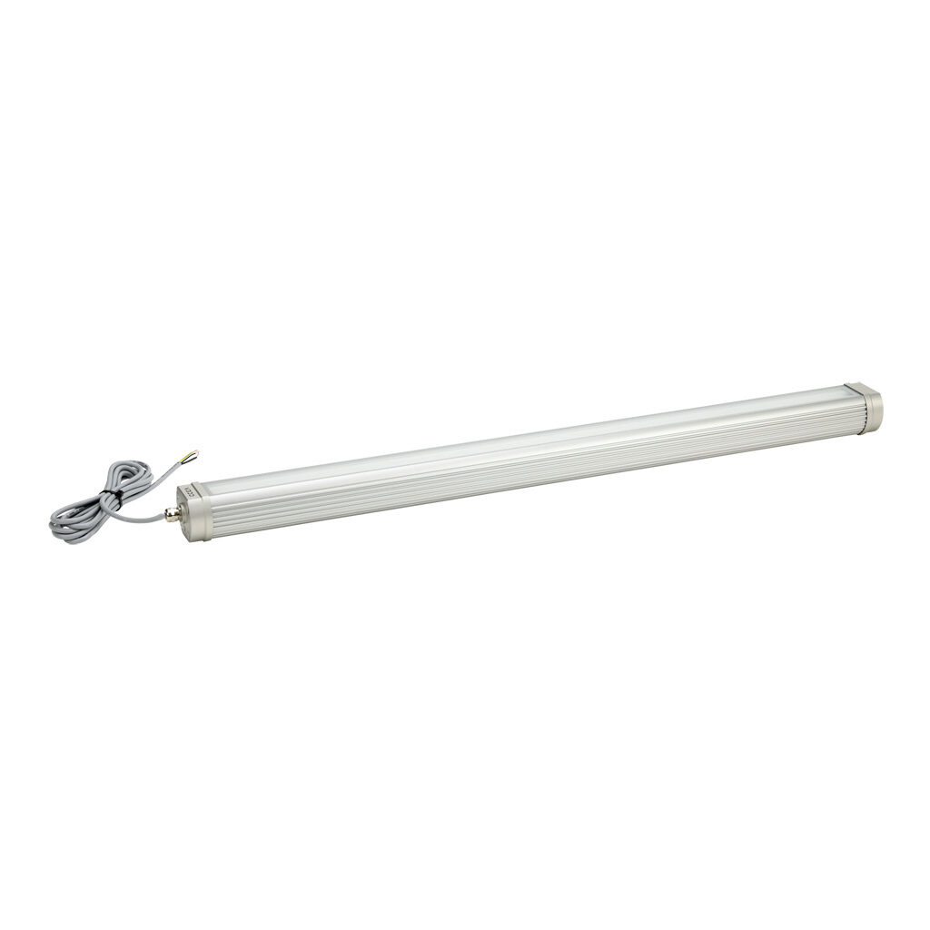 TA0724S0203 - CCEA TRACKALPHA-PRO series LED light bar, 921mm length, 120 VAC operating voltage, daylight white, 5000K, 46W, 1300 lm, bracket mount, pigtail, anodized aluminum body, 9.8ft/3m cable length, IP67. Mounting bracket included.