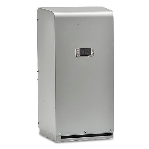 TA10-010-16-04 - Stratus air conditioner, 1480 BTU/H, R-134a, 115 VAC operating voltage, carbon steel housing, ANSI 61 gray, side mount. For use with NEMA/UL Type 4 enclosures.