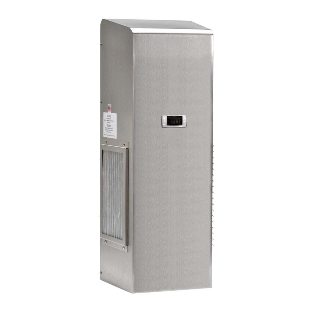 TA10-045-16-4X - Stratus air conditioner, 4535 BTU/H, R-134a, 115 VAC operating voltage, 304 stainless steel housing, side mount. For use with NEMA/UL Type 4X enclosures.