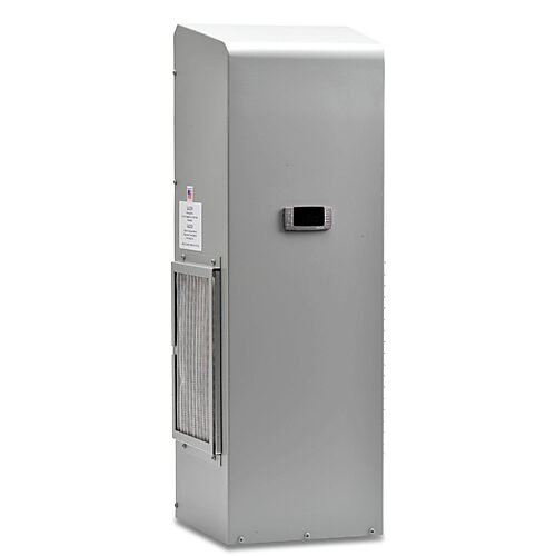 TA10-060-16-04 - Stratus air conditioner, 7580 BTU/H, R-422d, 115 VAC operating voltage, carbon steel housing, ANSI 61 gray, side mount. For use with NEMA/UL Type 4 enclosures.