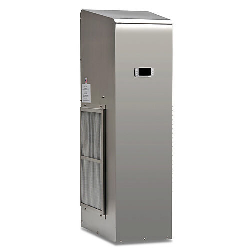 TA10-060-16-4X - Stratus air conditioner, 7580 BTU/H, R-422d, 115 VAC operating voltage, 304 stainless steel housing, side mount. For use with NEMA/UL Type 4X enclosures.