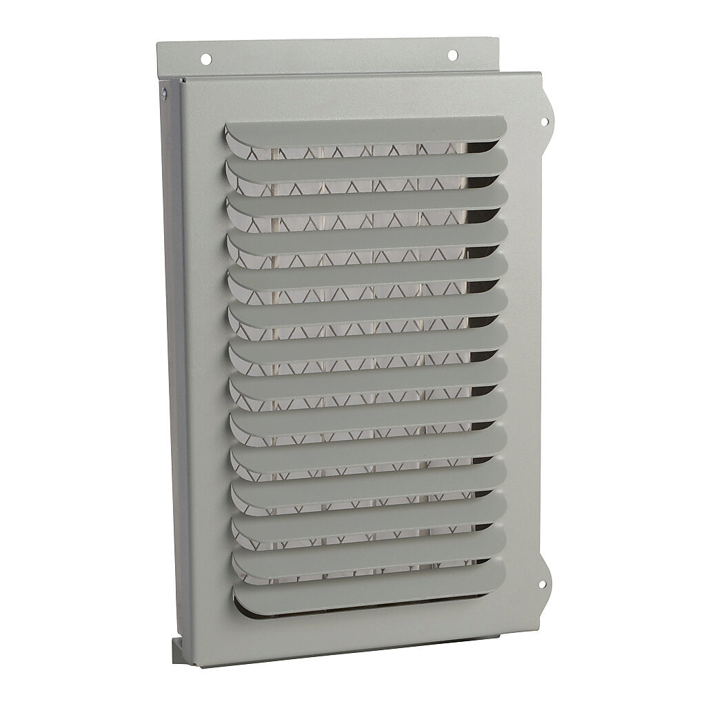TA10-LVFIL-2-04 - Stratus filter and louvered frame assembly, 11.30 x 7.30in, 250 micron stainless steel mesh, carbon steel frame, ANSI 61 gray, washable, 97% filter efficiency. For use with 2000-4000 BTU/H TA10 series enclosure air conditioners o...