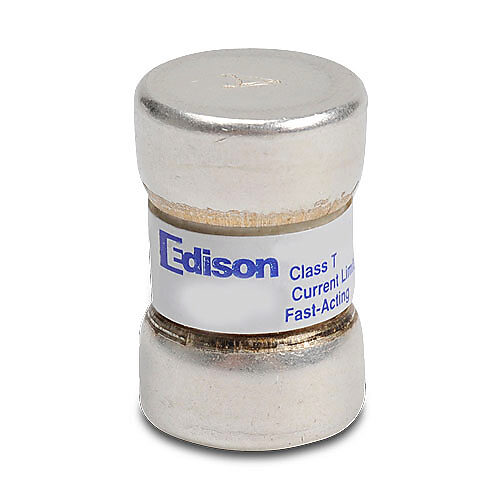 TJN45 - Edison fuse, TJN series, Class T, current-limiting, extremely fast-acting, 45A, 300 VAC, ferrule. Package of 10. Feeder/branch, semiconductor protection applications.