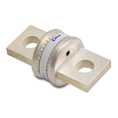 TJN500 - Edison fuse, TJN series, Class T, current-limiting, extremely fast-acting, 500A, 300 VAC, knife blade, feeder/branch, semiconductor protection applications.