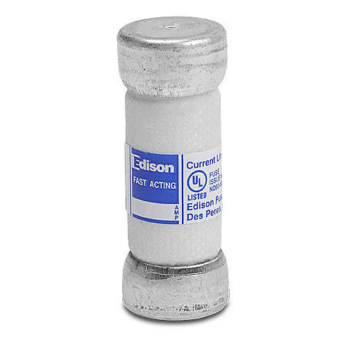 TJS30 - Edison fuse, TJS series, Class T, current-limiting, extremely fast-acting, 30A, 600 VAC, ferrule. Package of 10. Feeder/branch, semiconductor protection applications.