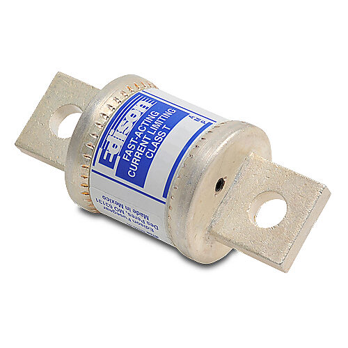 TJS300 - Edison fuse, TJS series, Class T, current-limiting, extremely fast-acting, 300A, 600 VAC, knife blade, feeder/branch, semiconductor protection applications.