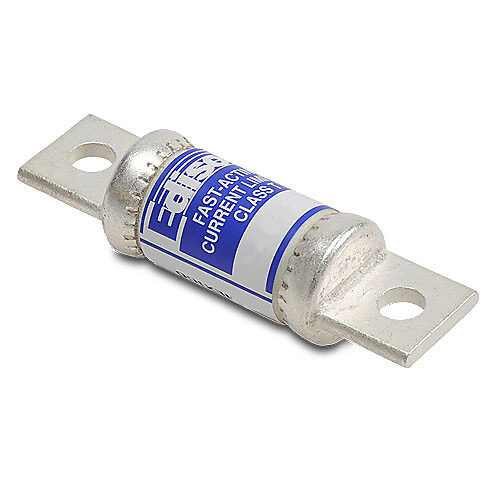 TJS70 - Edison fuse, TJS series, Class T, current-limiting, extremely fast-acting, 70A, 600 VAC, knife blade. Package of 5. Feeder/branch, semiconductor protection applications.
