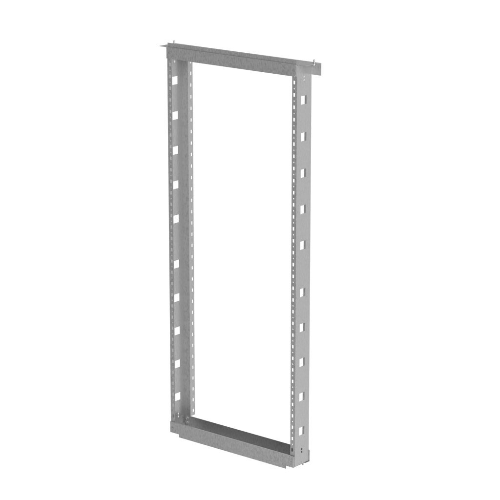 TMK188 - Quadritalia inner modular frame, galvanized steel, natural finish. For use with 1800 x 800mm (HxW) OK series enclosures.
