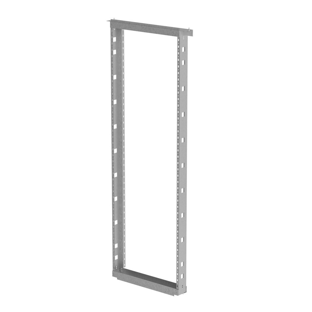 TMK228 - Quadritalia inner modular frame, galvanized steel, natural finish. For use with 2200 x 800mm (HxW) OK series enclosures.