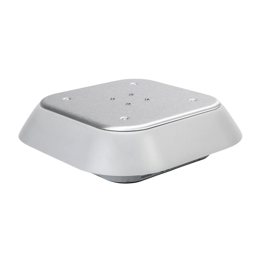 TP19U115B541 - Fandis Virdis series exhaust fan, top mount, 288 CFM, 115 VAC operating voltage, G2 (coarse) filter mat, NEMA 12, indoor use only, 6.89 x 6.89in enclosure cutout, RAL 7035 light gray.