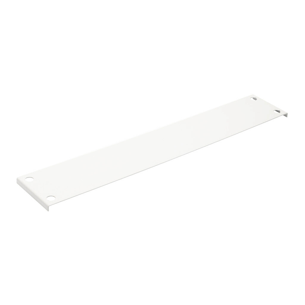 TTP060 - Quadritalia OK series roof panel filler plate, 600mm, carbon steel, RAL 7035 light gray, powder coat finish.