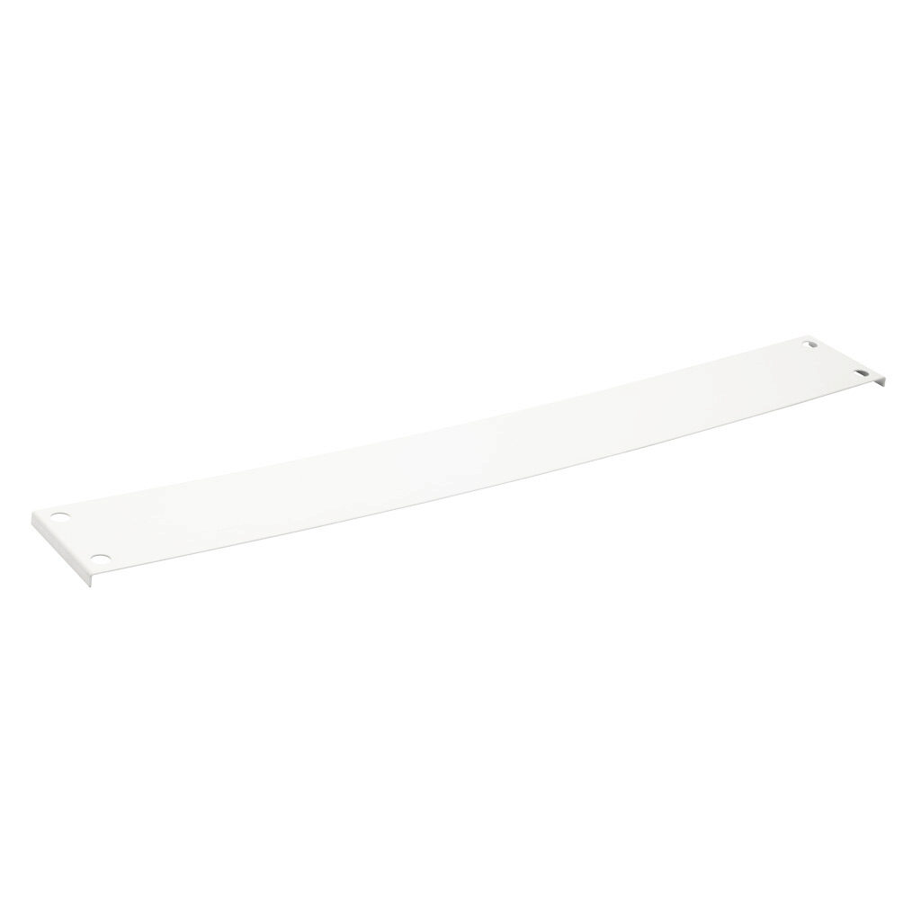 TTP080 - Quadritalia OK series roof panel filler plate, 800mm, carbon steel, RAL 7035 light gray, powder coat finish.