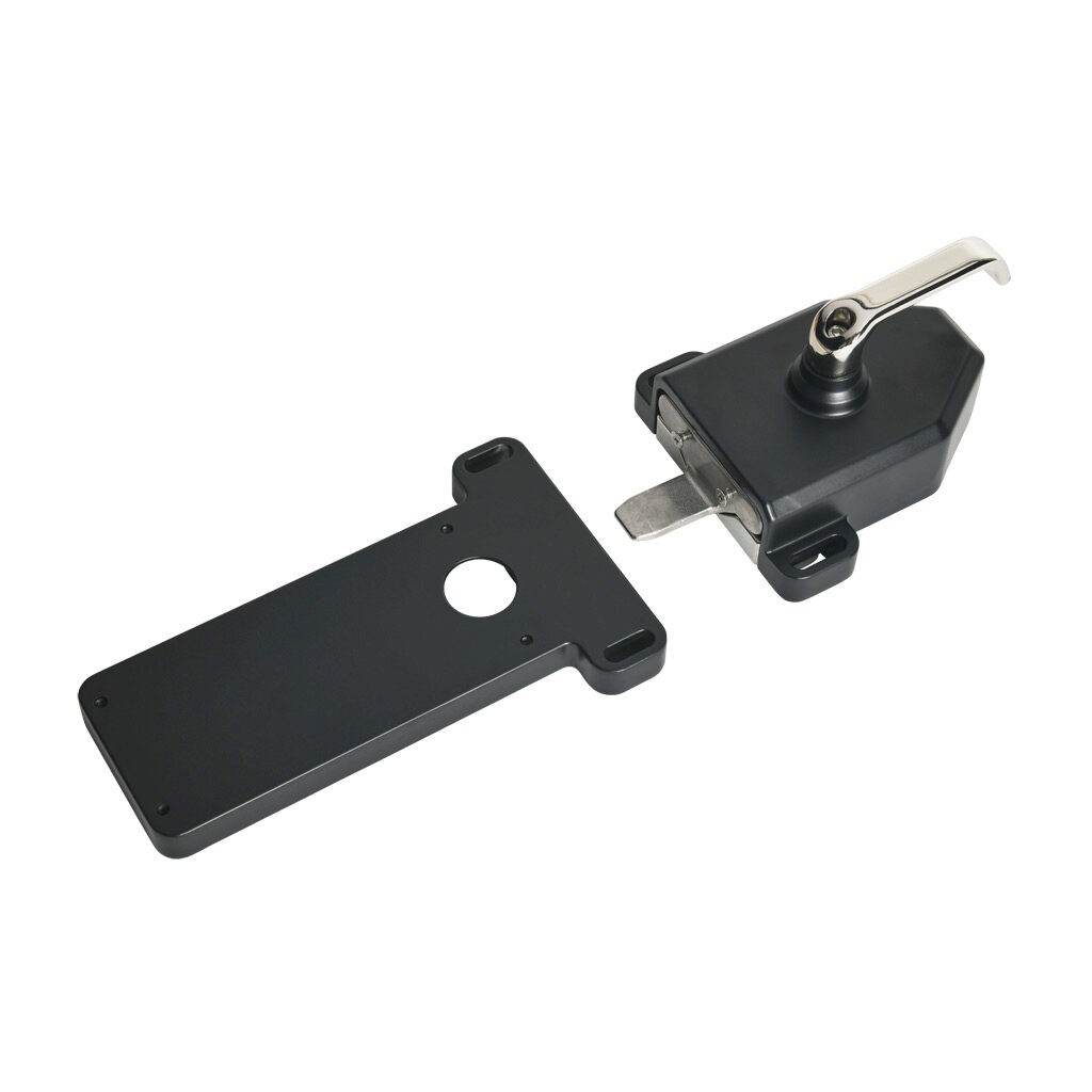 UGB-527007-R - IDEM handle and mounting plate, rotary, right hand. For use with UGB-NET series networked gate boxes.
